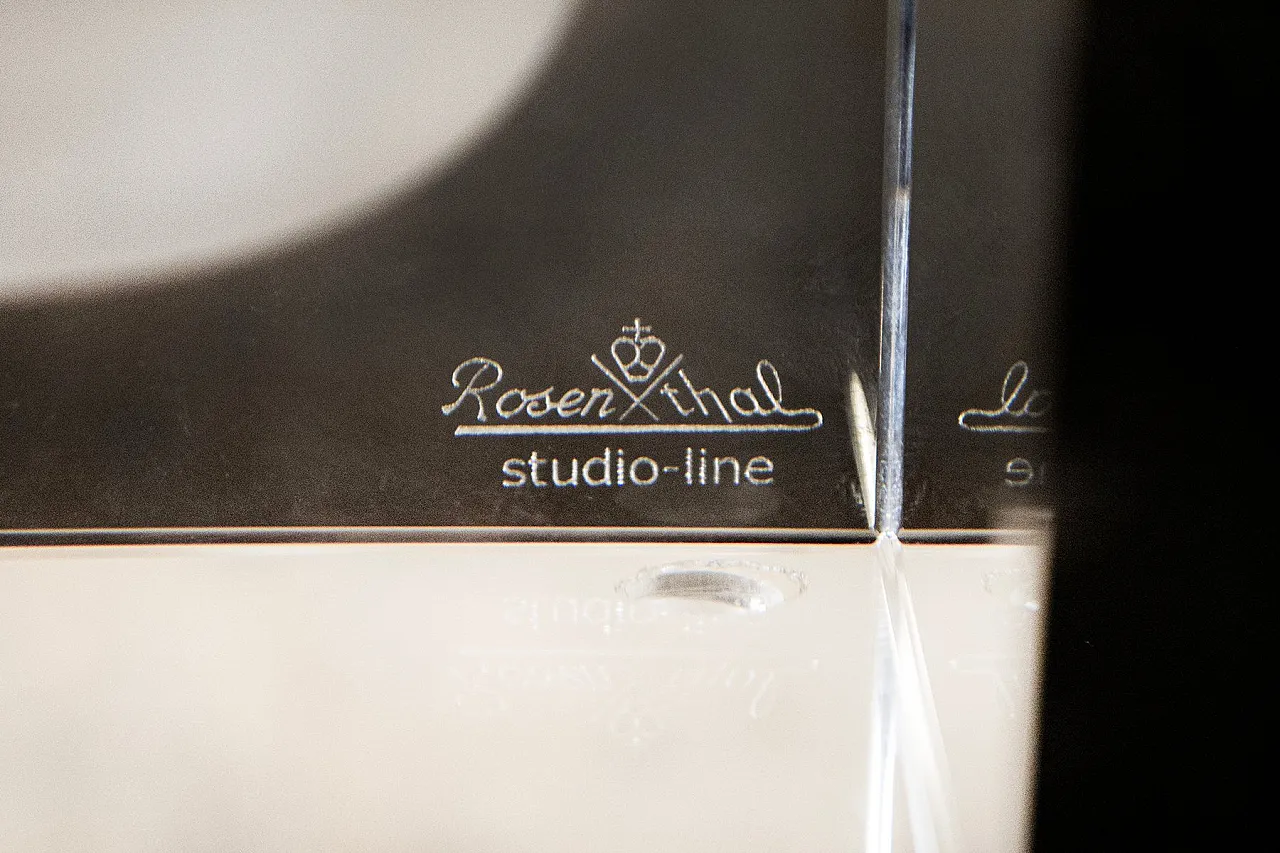 Vaso in vetro di Rosenthal Studio Line, anni 2000 7