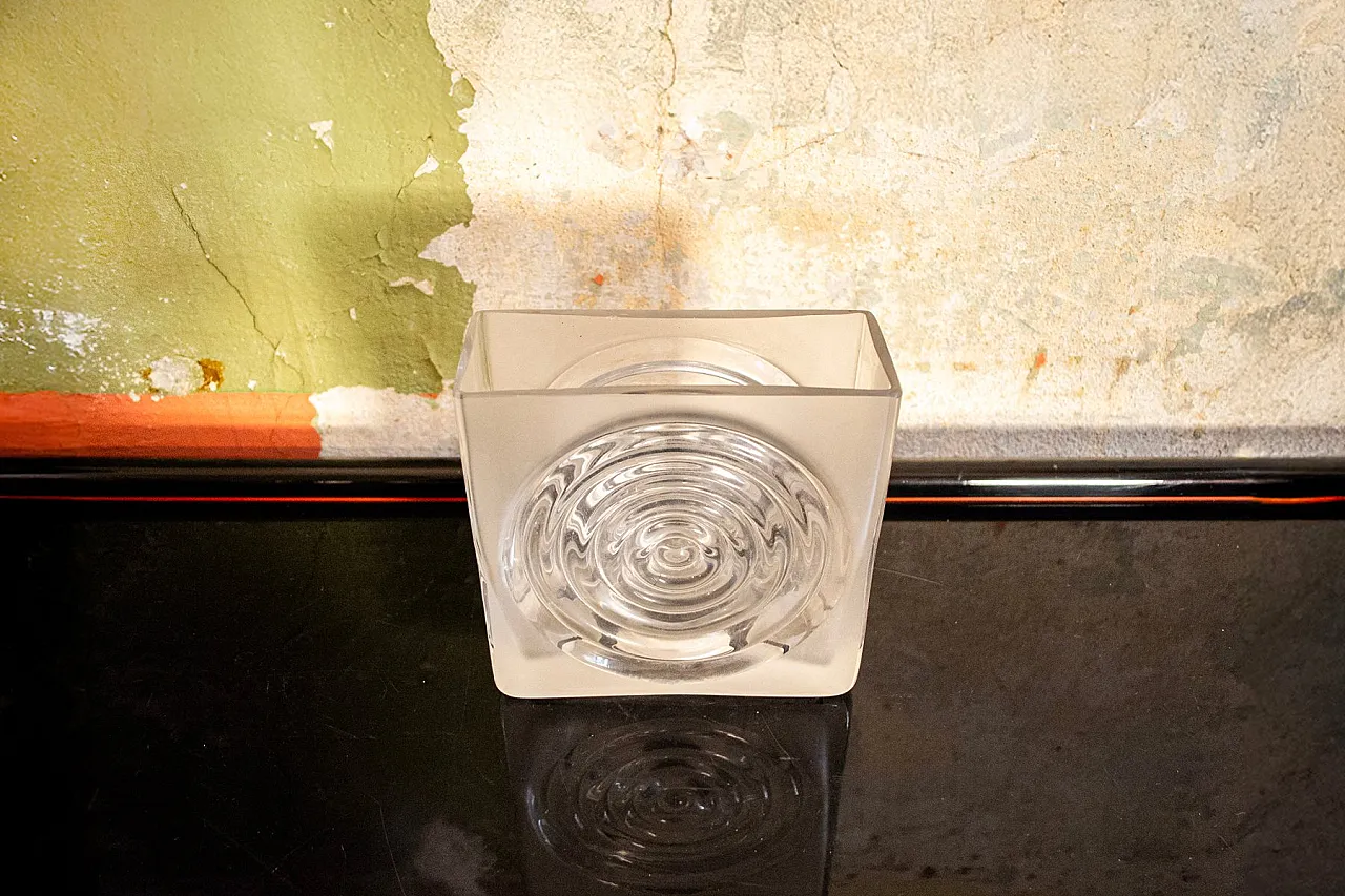 Vaso in vetro di Horst Tünselmann per Peill & Putzler, anni '60 3