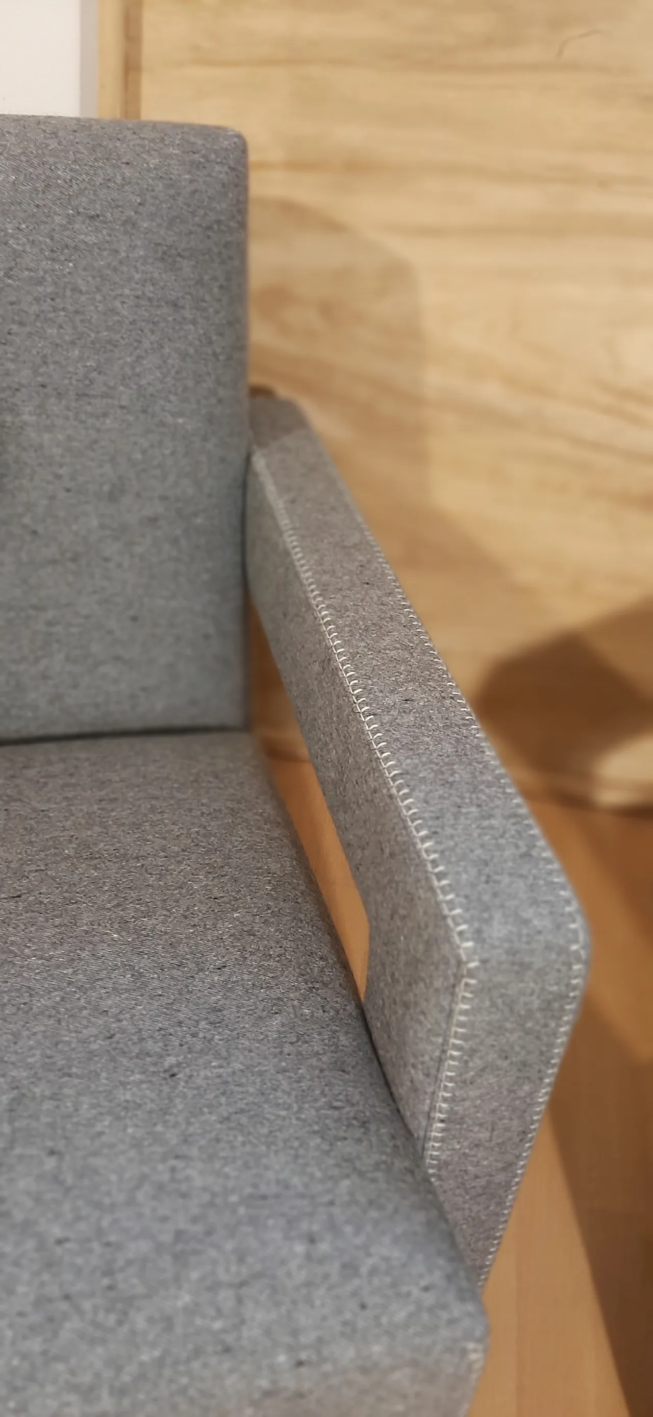 Poltrone 637 Utrecht di Cassina n Lana pettinata Grigio, anni 2000 6