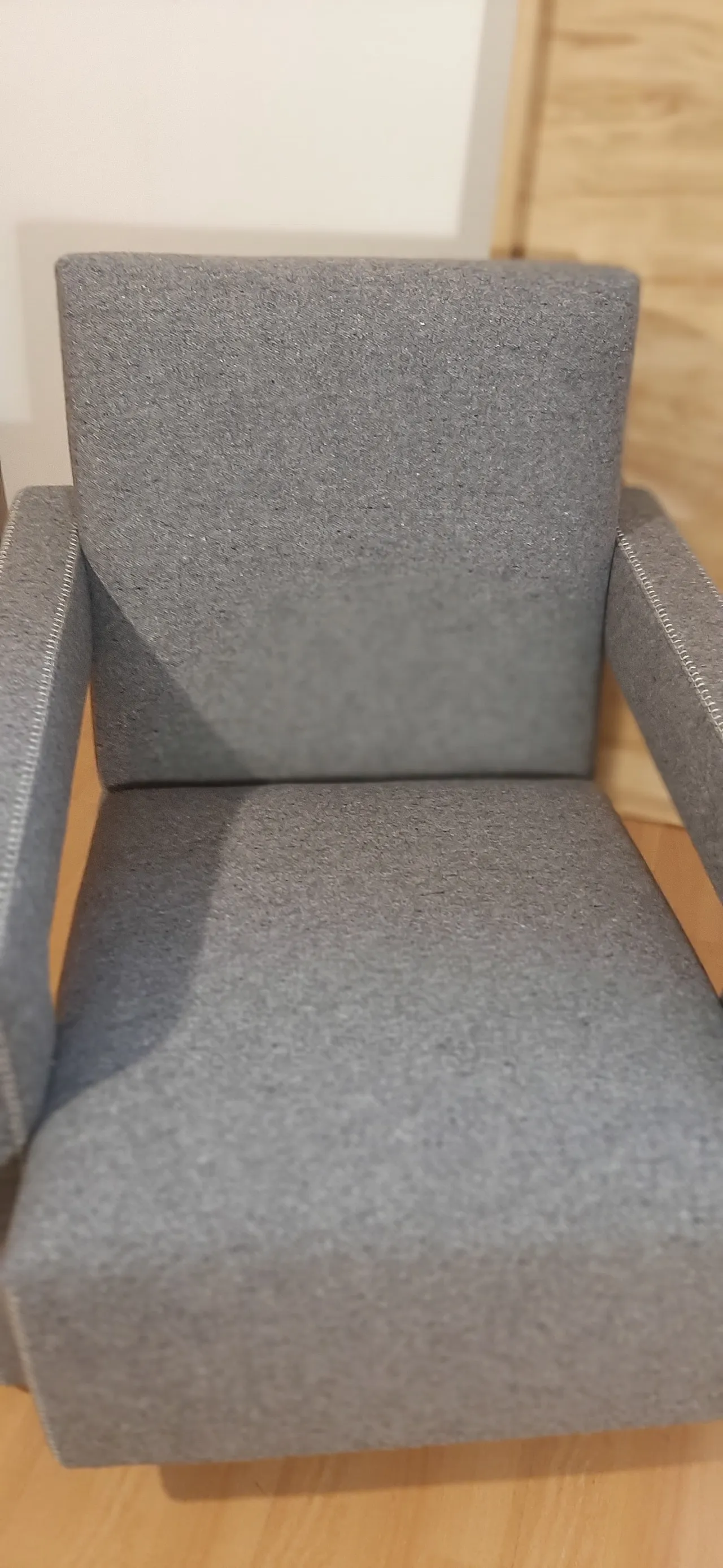 Poltrone 637 Utrecht di Cassina n Lana pettinata Grigio, anni 2000 7
