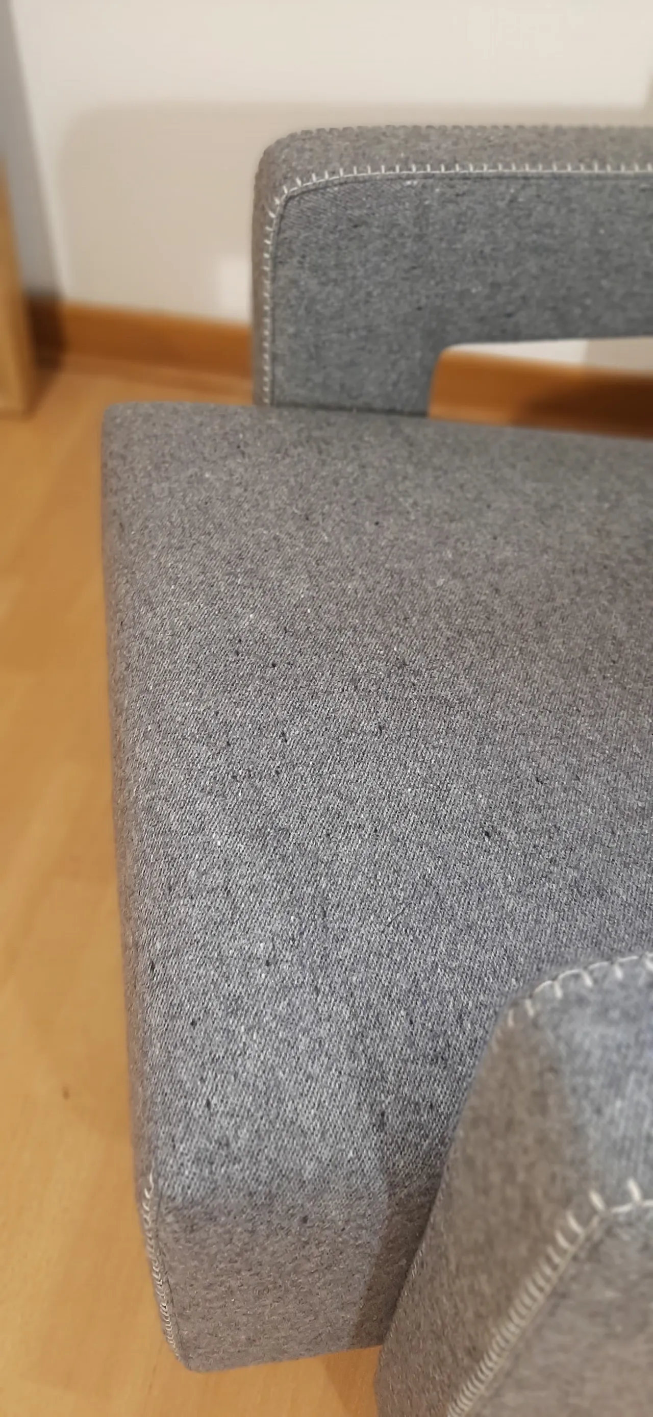 Poltrone 637 Utrecht di Cassina n Lana pettinata Grigio, anni 2000 11