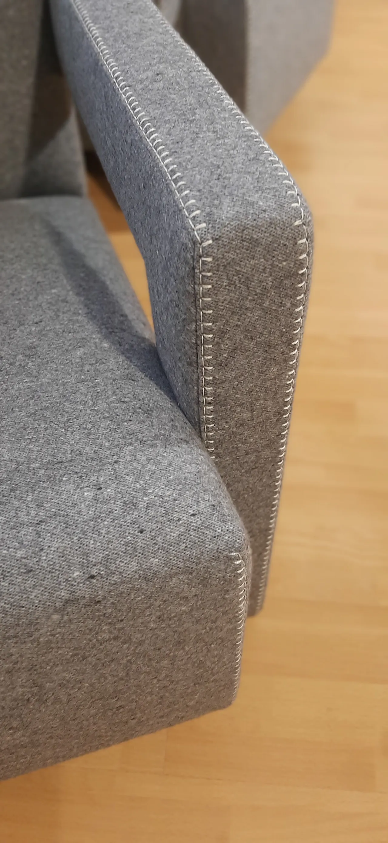 Poltrone 637 Utrecht di Cassina n Lana pettinata Grigio, anni 2000 15