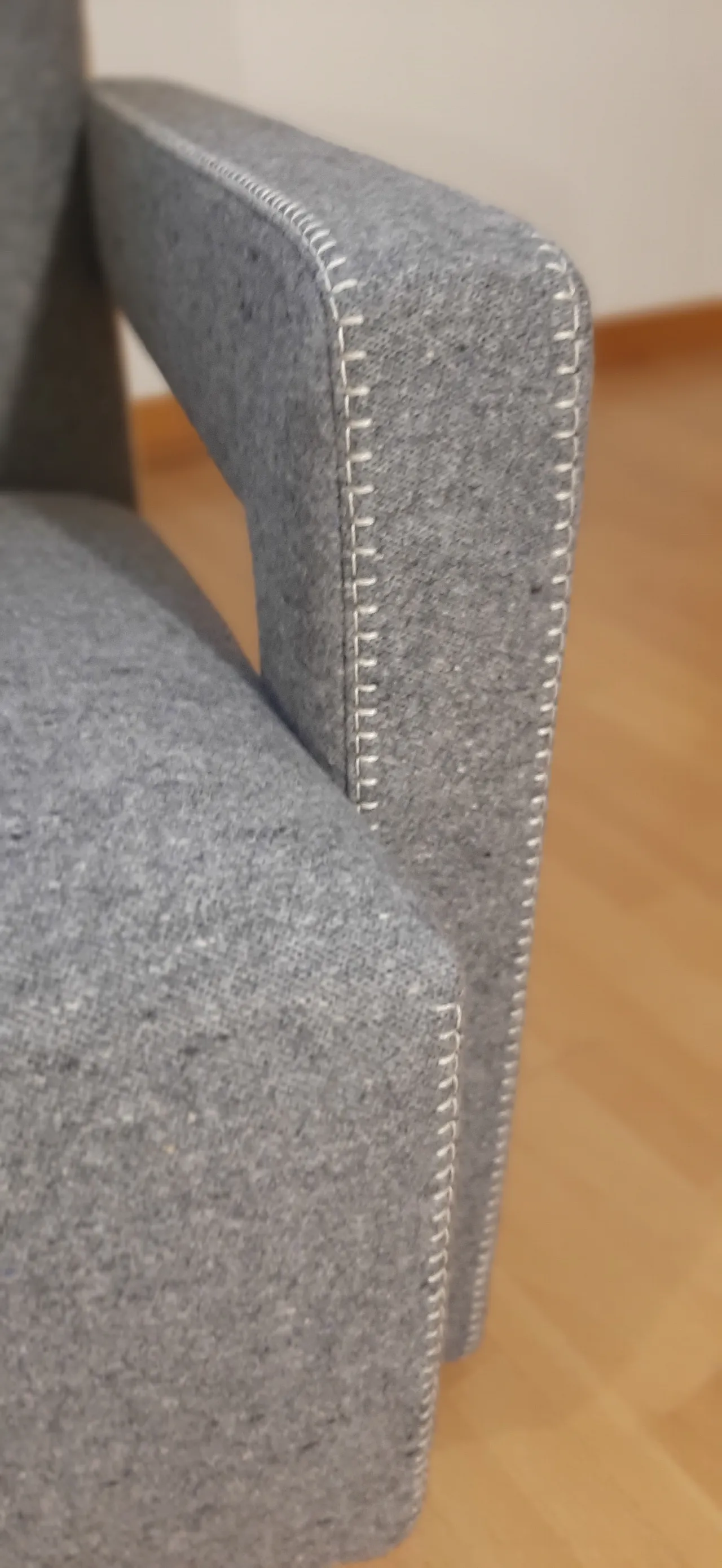 Poltrone 637 Utrecht di Cassina n Lana pettinata Grigio, anni 2000 18