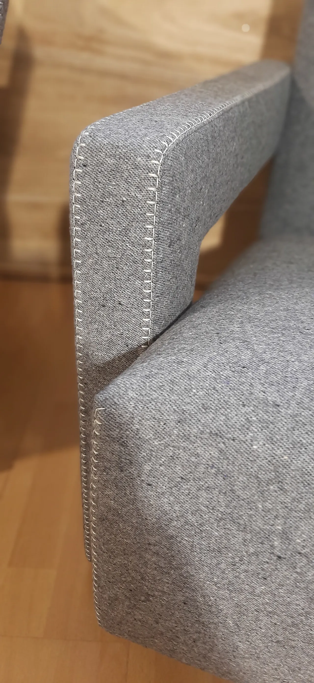 Poltrone 637 Utrecht di Cassina n Lana pettinata Grigio, anni 2000 19