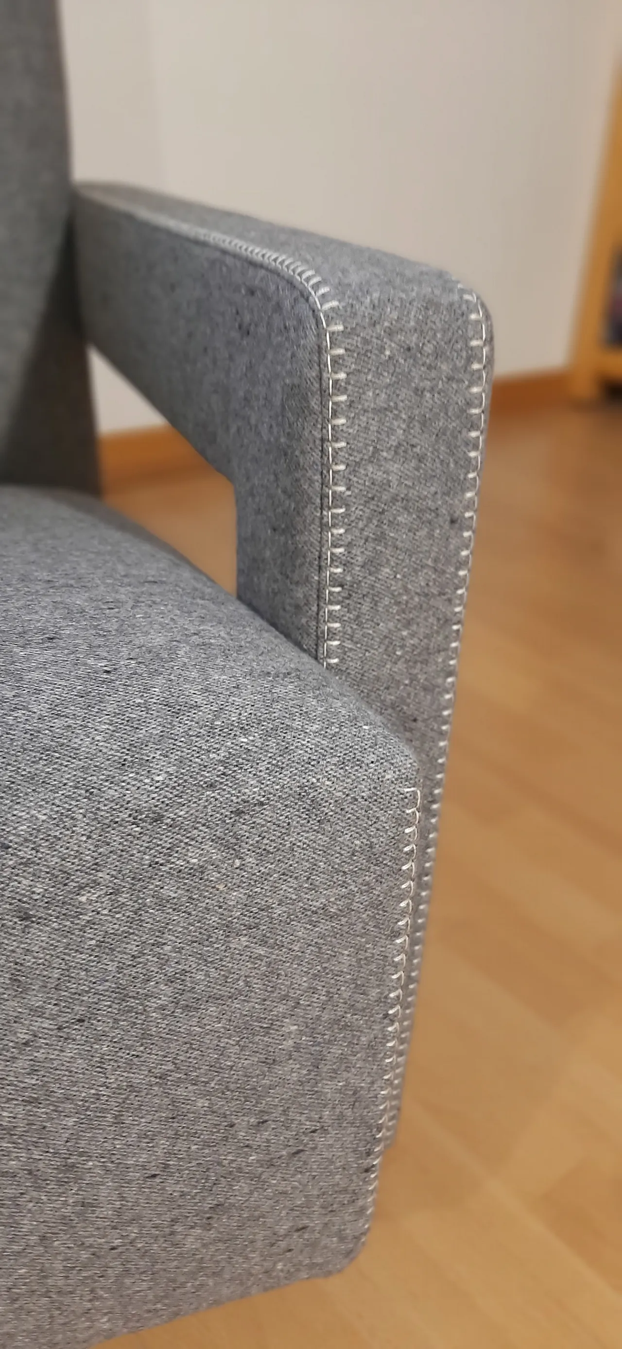 Poltrone 637 Utrecht di Cassina n Lana pettinata Grigio, anni 2000 27