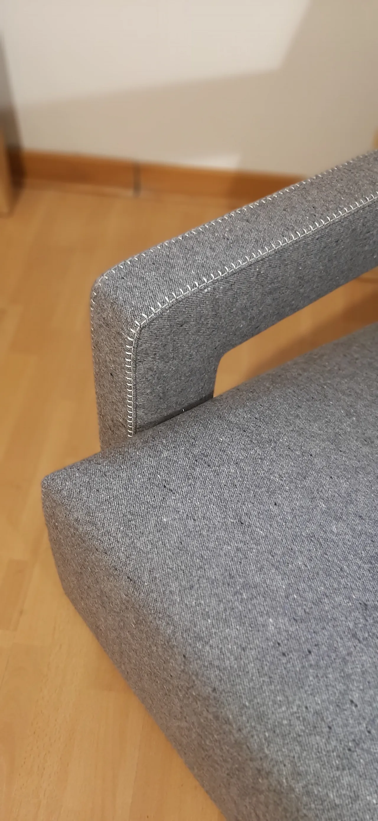 Poltrone 637 Utrecht di Cassina n Lana pettinata Grigio, anni 2000 44