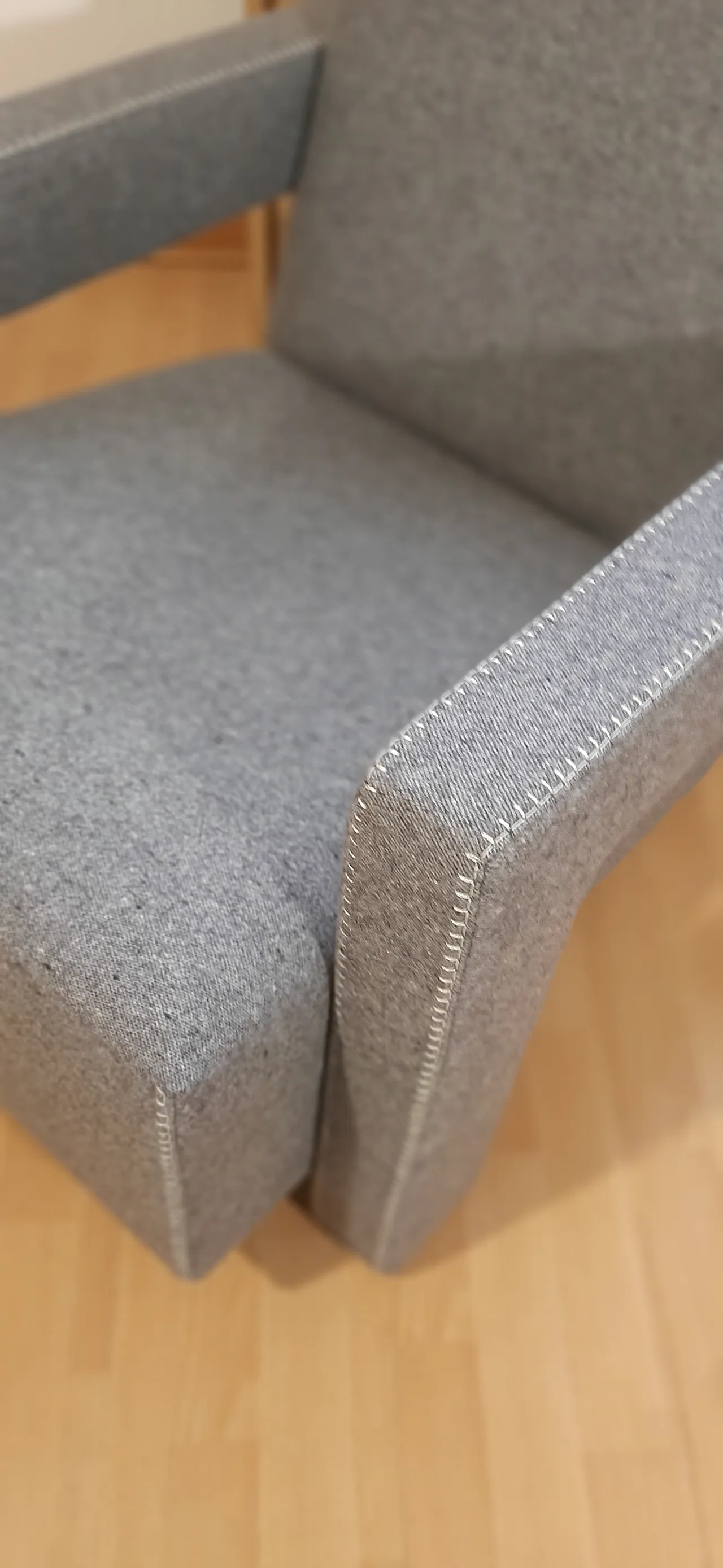 Poltrone 637 Utrecht di Cassina n Lana pettinata Grigio, anni 2000 45