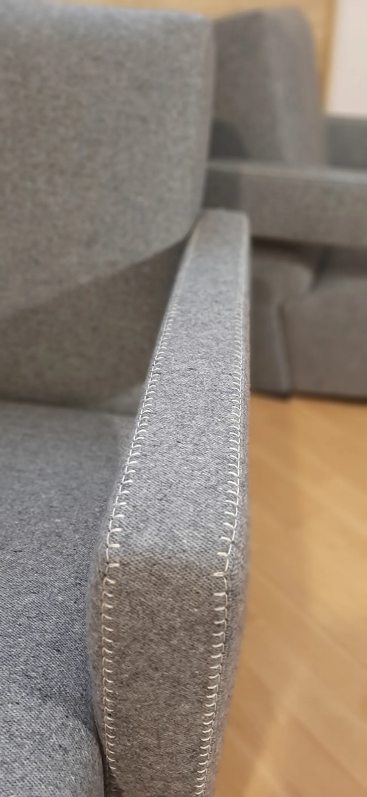 Poltrone 637 Utrecht di Cassina n Lana pettinata Grigio, anni 2000 51