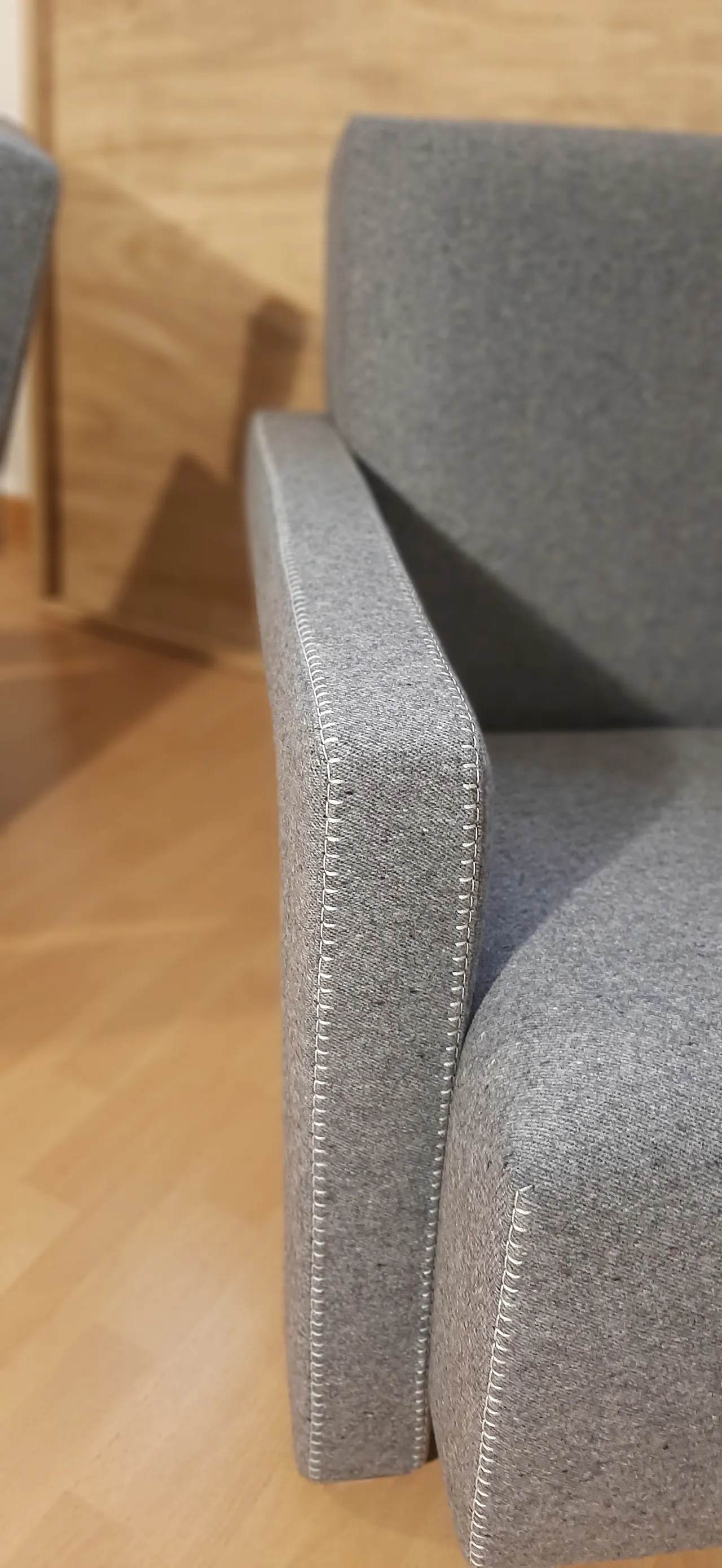 Poltrone 637 Utrecht di Cassina n Lana pettinata Grigio, anni 2000 53