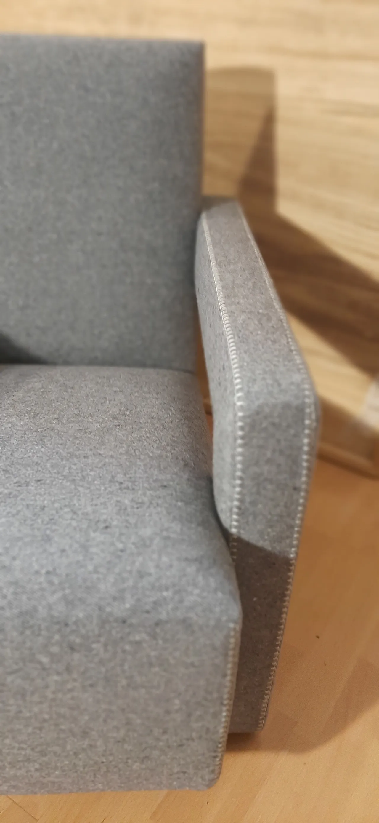 Poltrone 637 Utrecht di Cassina n Lana pettinata Grigio, anni 2000 54