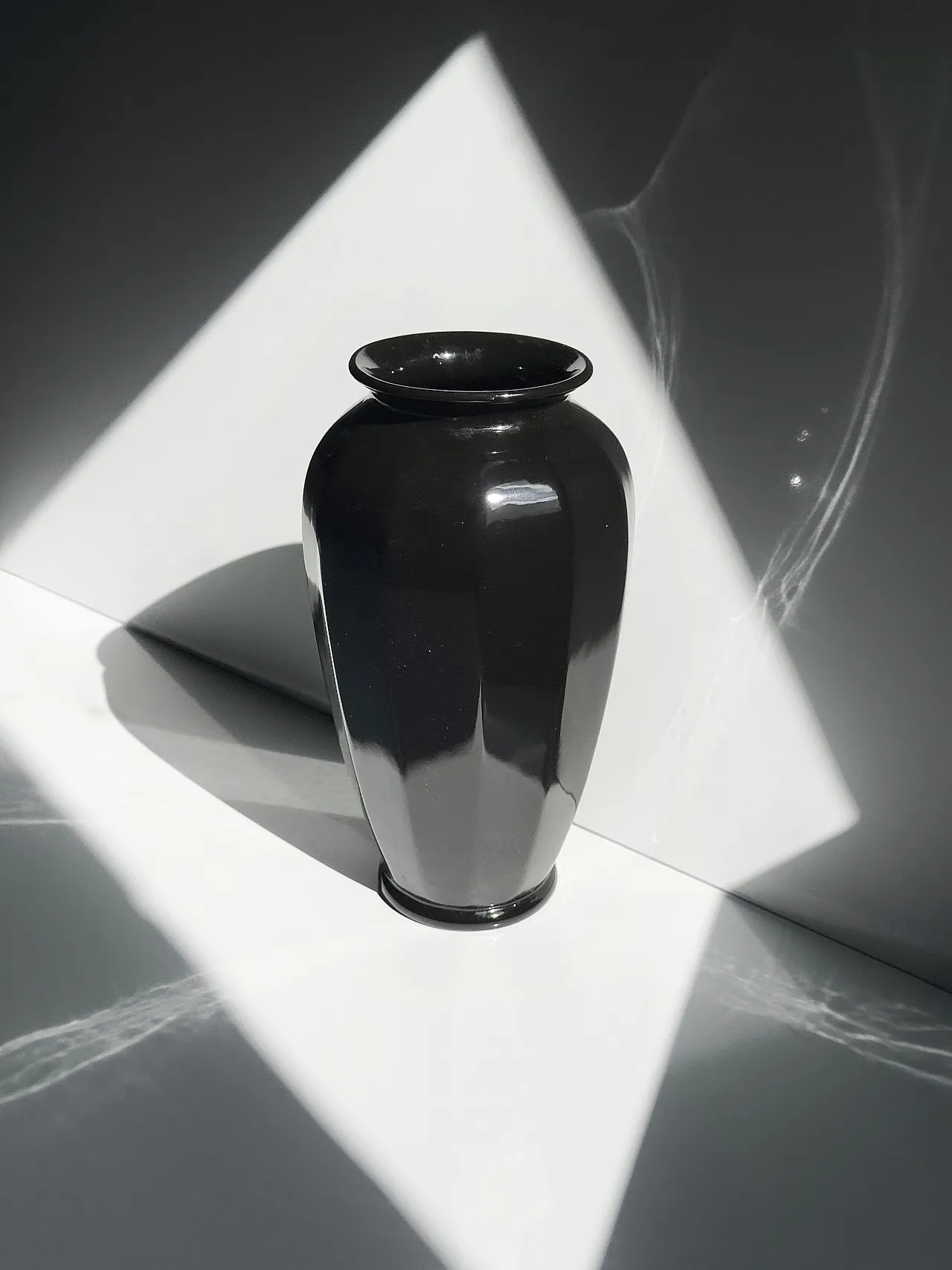 Art Deco Revival ceramic vase - 1980s 4