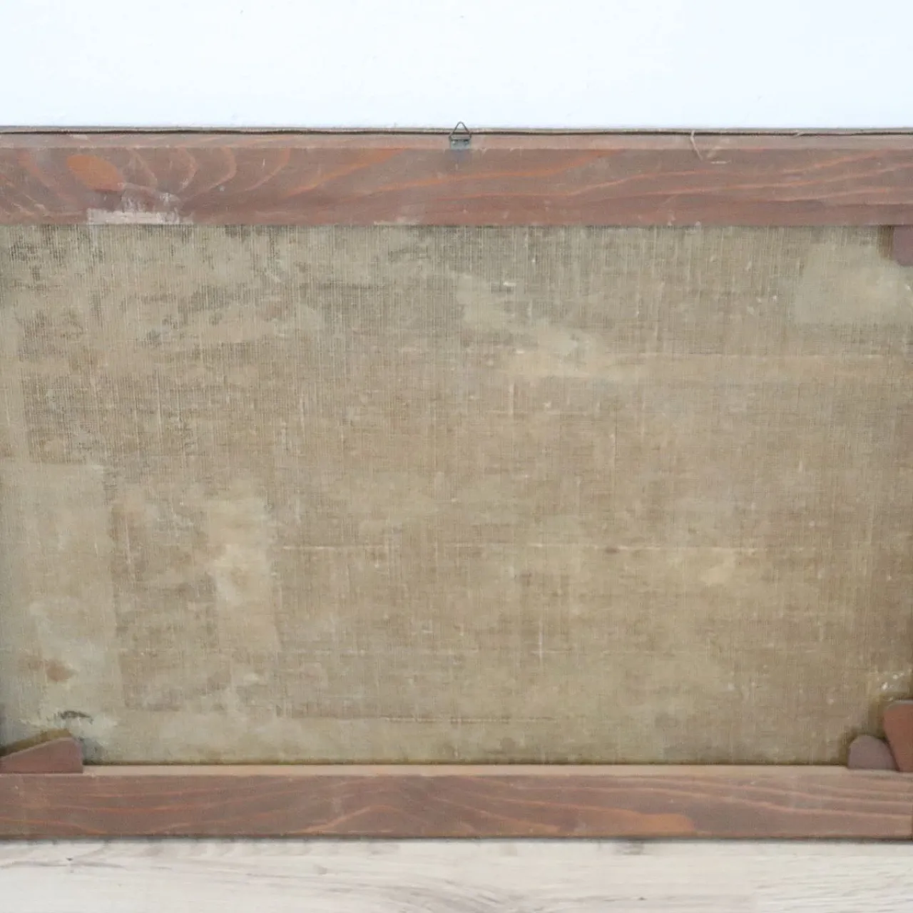 Dipinto olio su tela, paesaggio costiero, '700 12