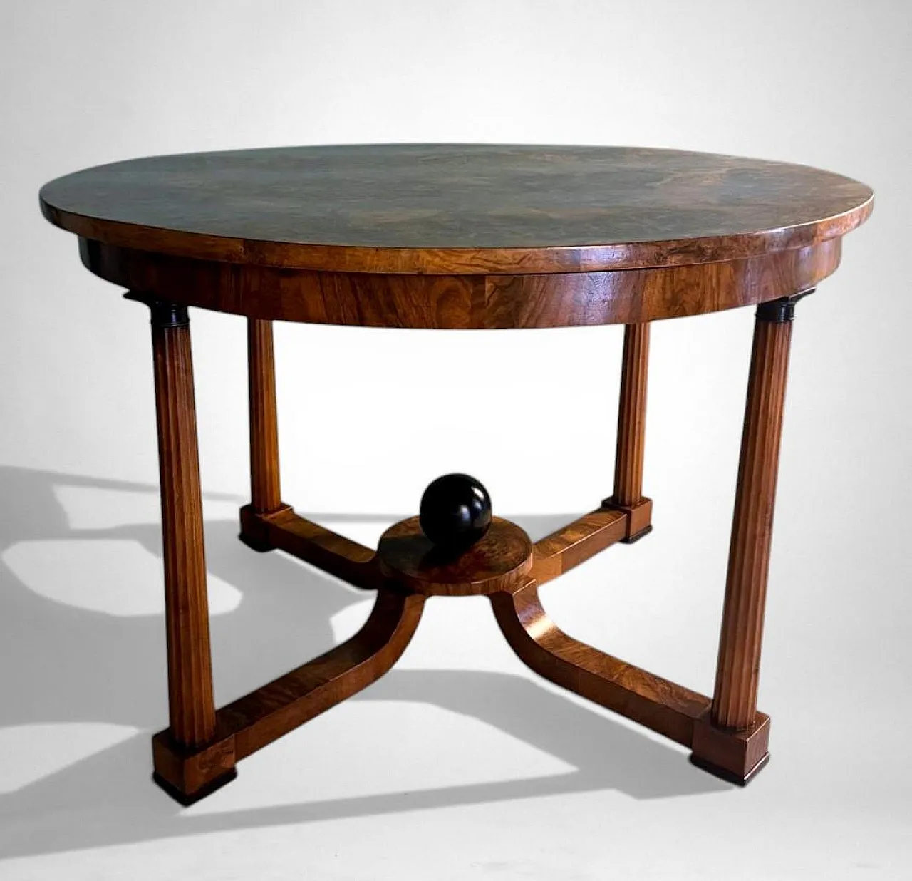 Tavolo rotondo in stile Biedermeier, '800 2