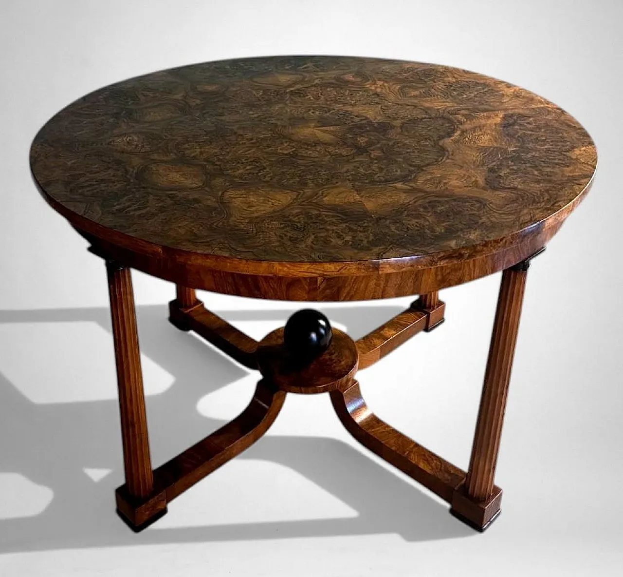 Tavolo rotondo in stile Biedermeier, '800 3