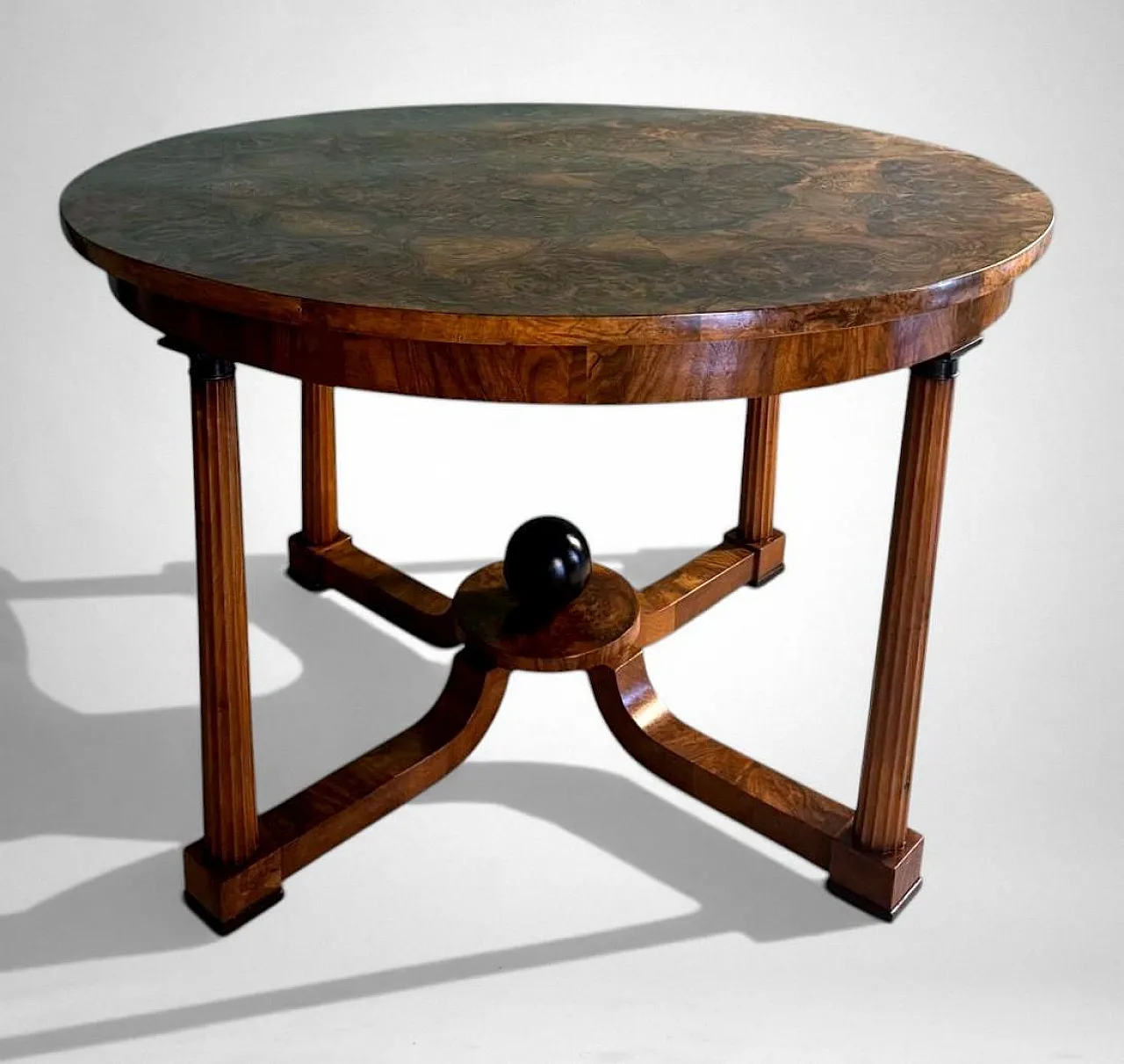 Tavolo rotondo in stile Biedermeier, '800 4
