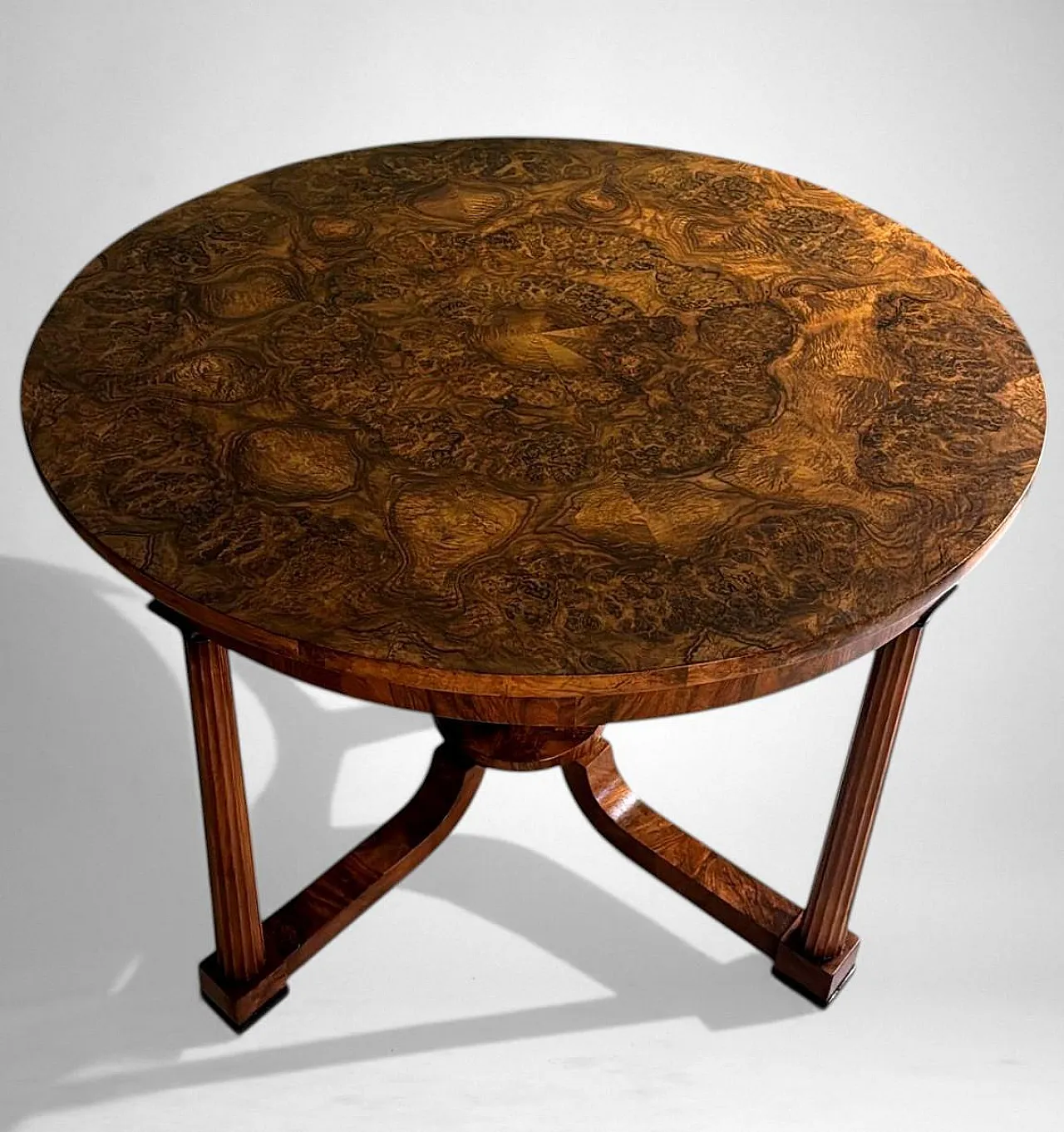 Tavolo rotondo in stile Biedermeier, '800 6
