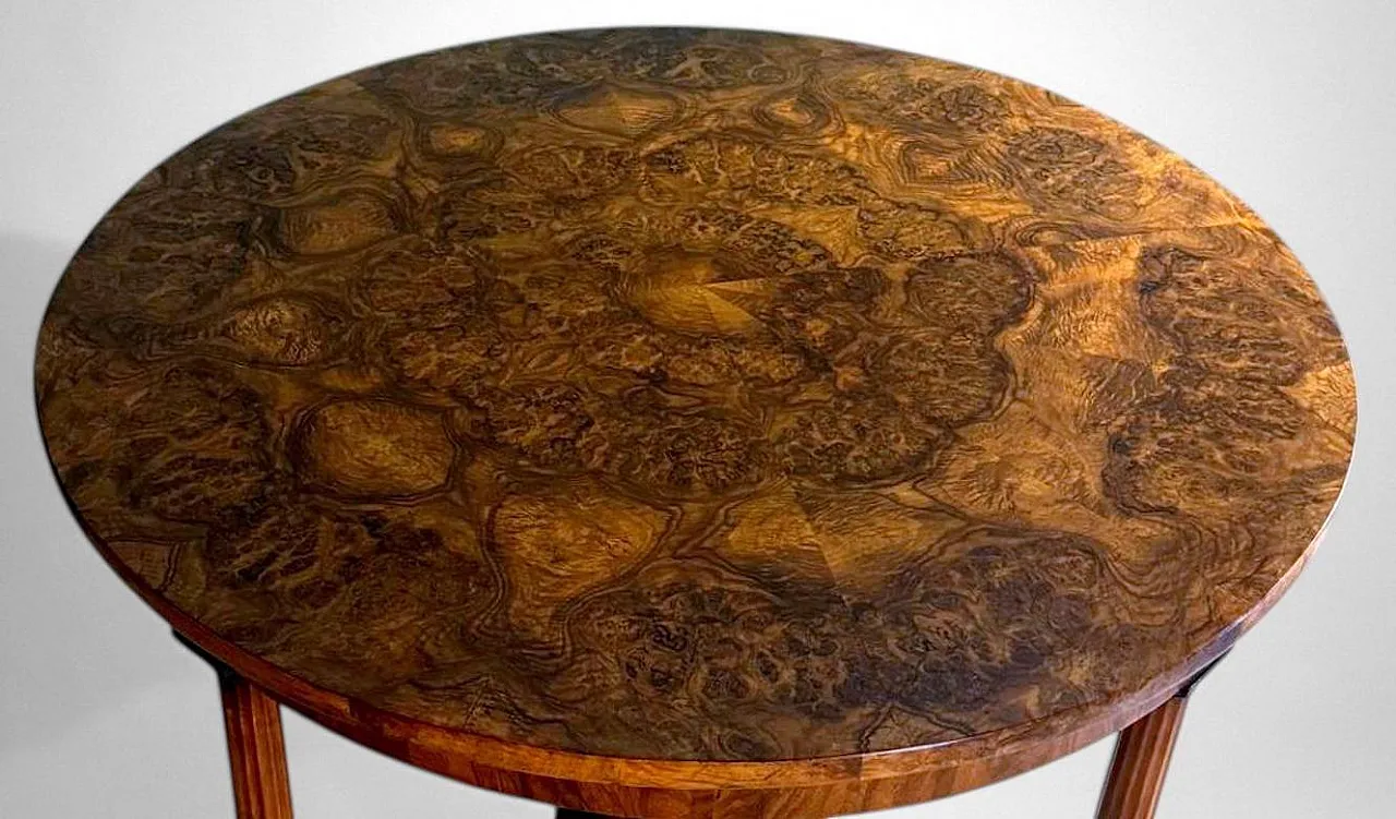 Tavolo rotondo in stile Biedermeier, '800 8
