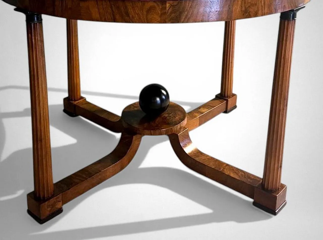 Tavolo rotondo in stile Biedermeier, '800 14