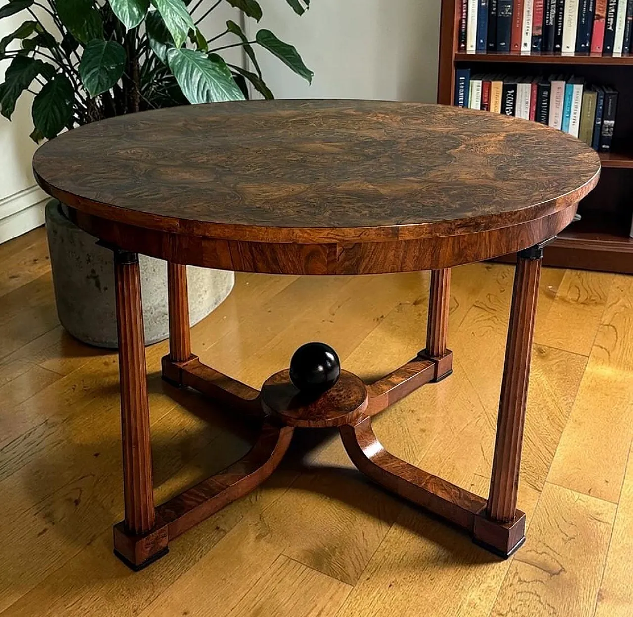 Tavolo rotondo in stile Biedermeier, '800 17