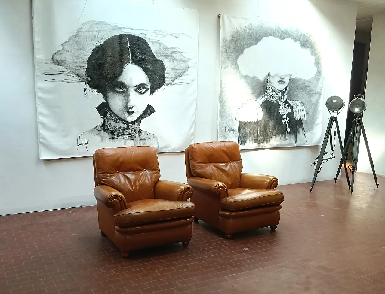 Pair of Poltrone Frau armchairs, mod. Dream, 1990s 8