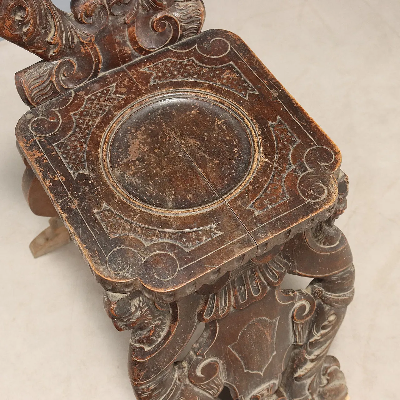 4 Sedie in stile Barocco, 19th century 9