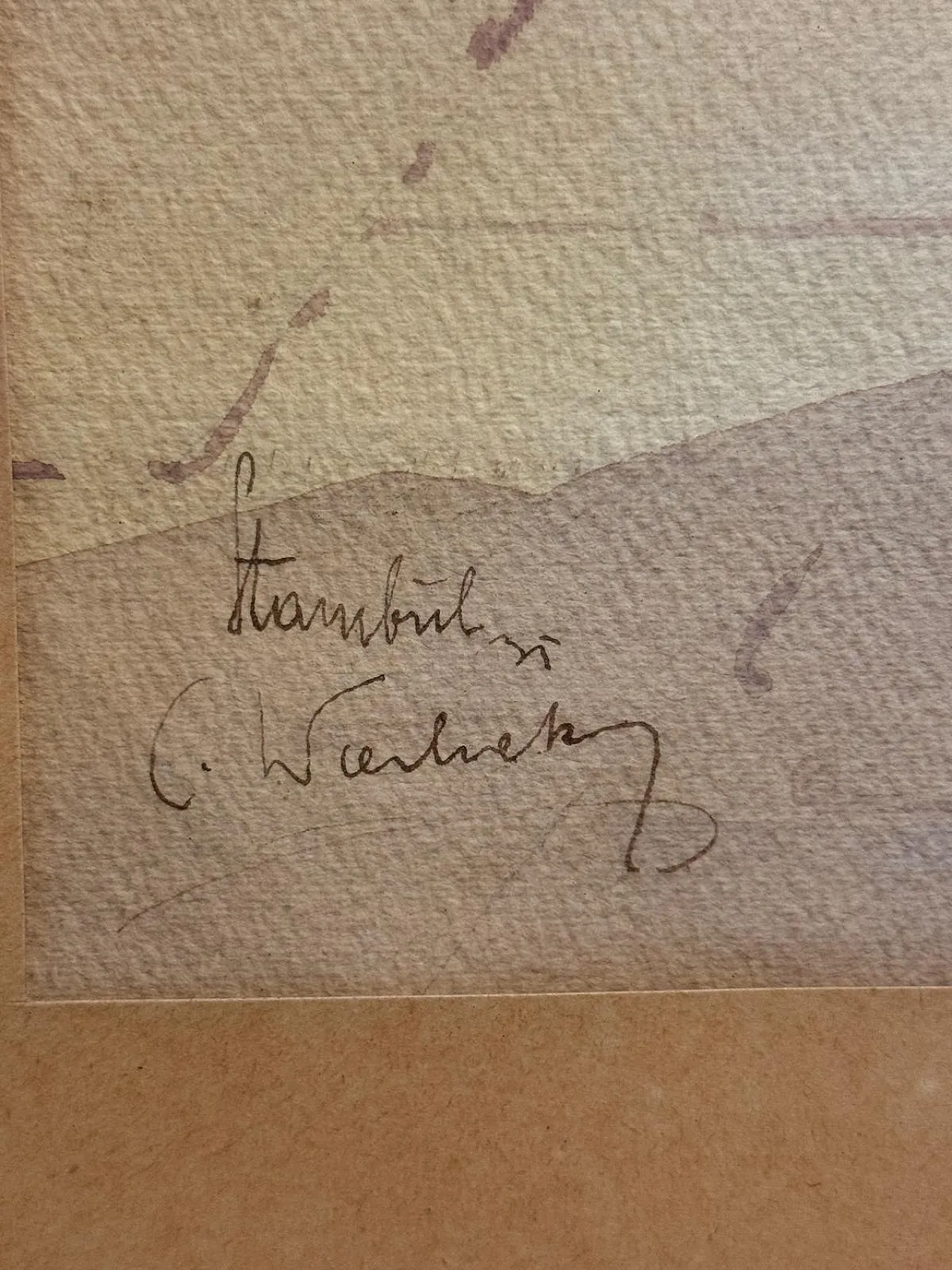 Coppia di acquerelli orientalisti firmati di Carl Werner, '800 4