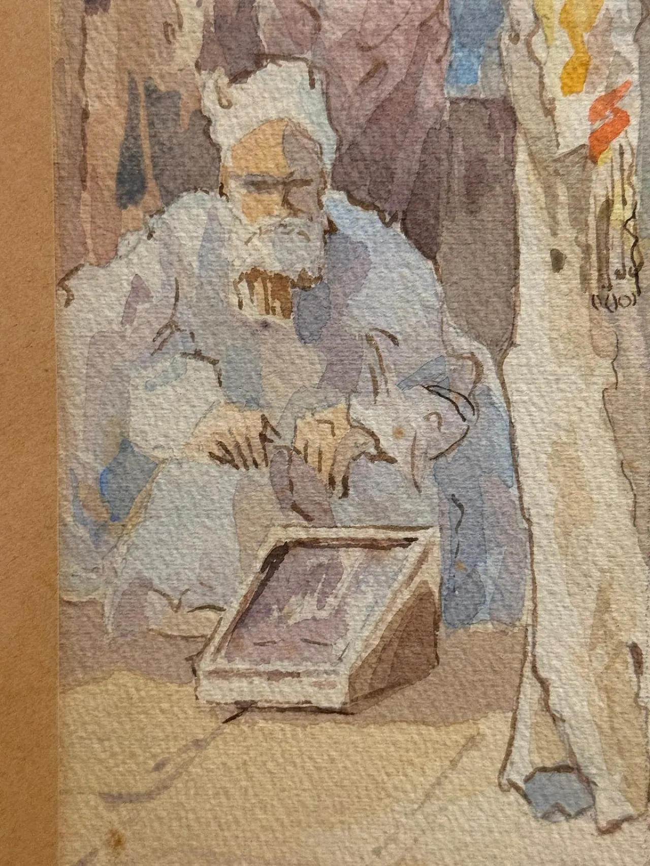 Coppia di acquerelli orientalisti firmati di Carl Werner, '800 6