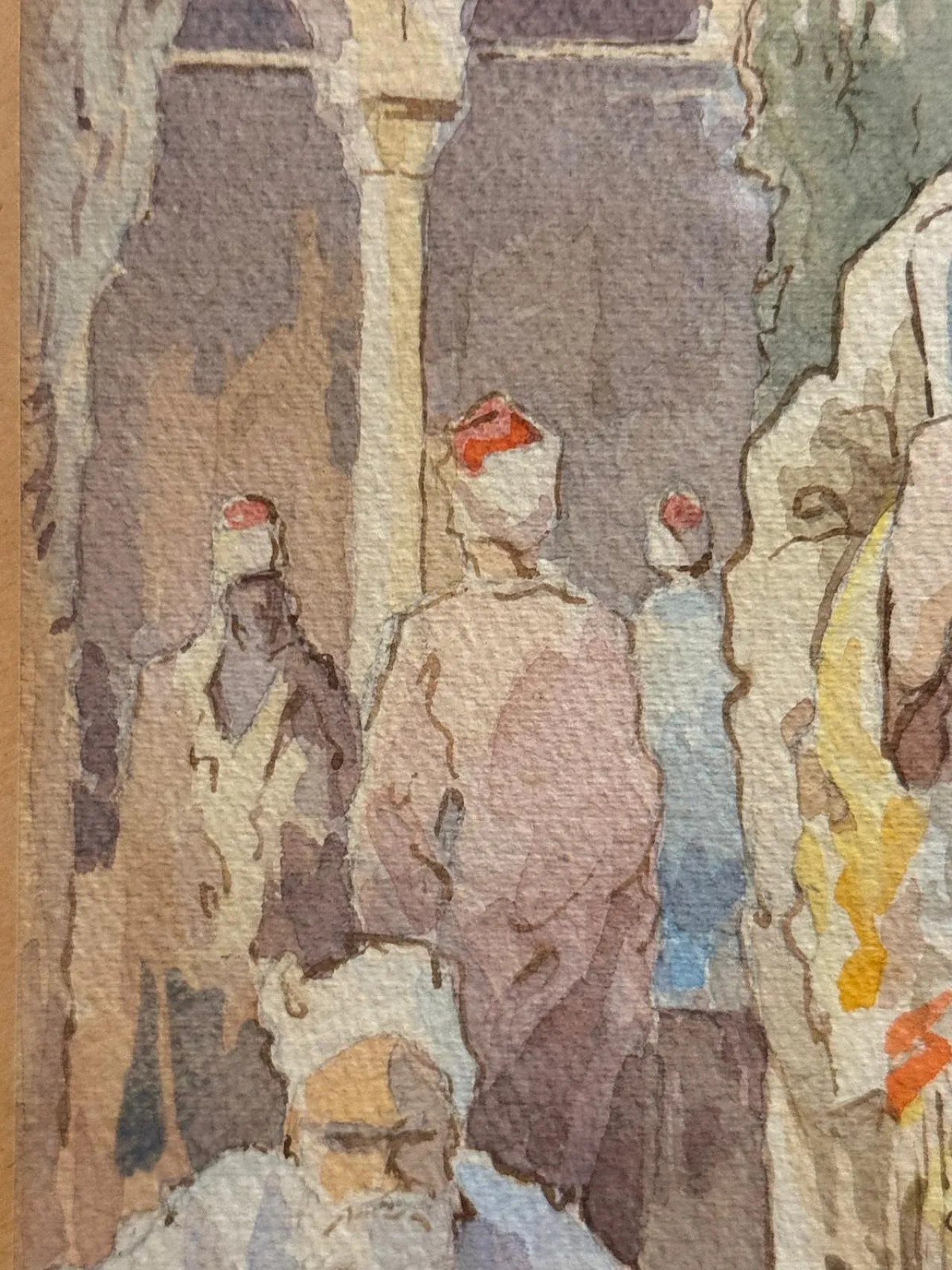 Coppia di acquerelli orientalisti firmati di Carl Werner, '800 8