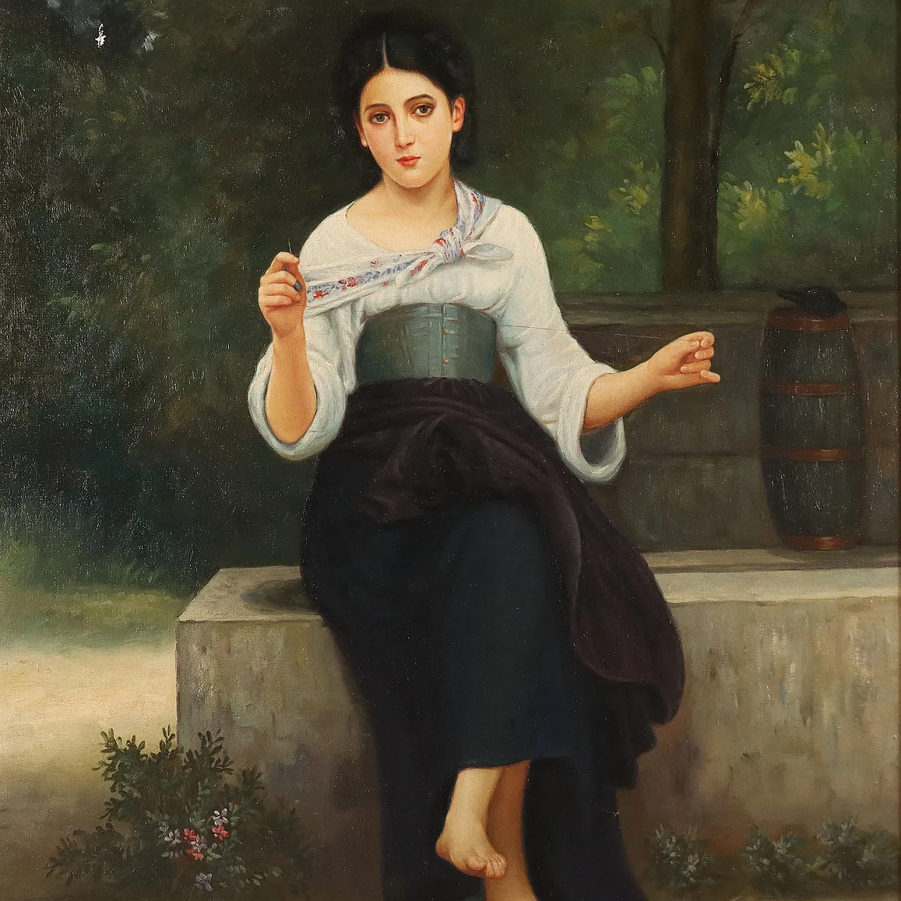 Copy by Adolphe William Bouguereau, oil on canvas, 20th cenutry 3