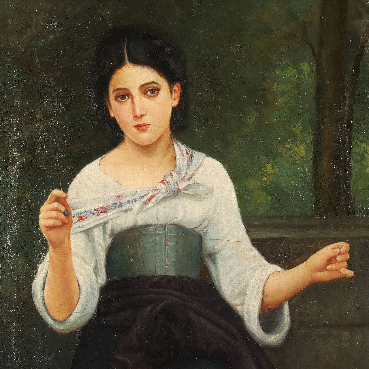 Copy by Adolphe William Bouguereau, oil on canvas, 20th cenutry 4