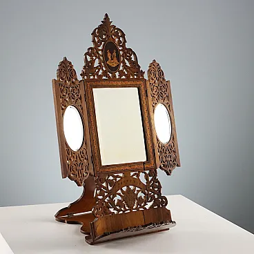 Freestanding mirror, Manufacture of Sorrento, 19th century