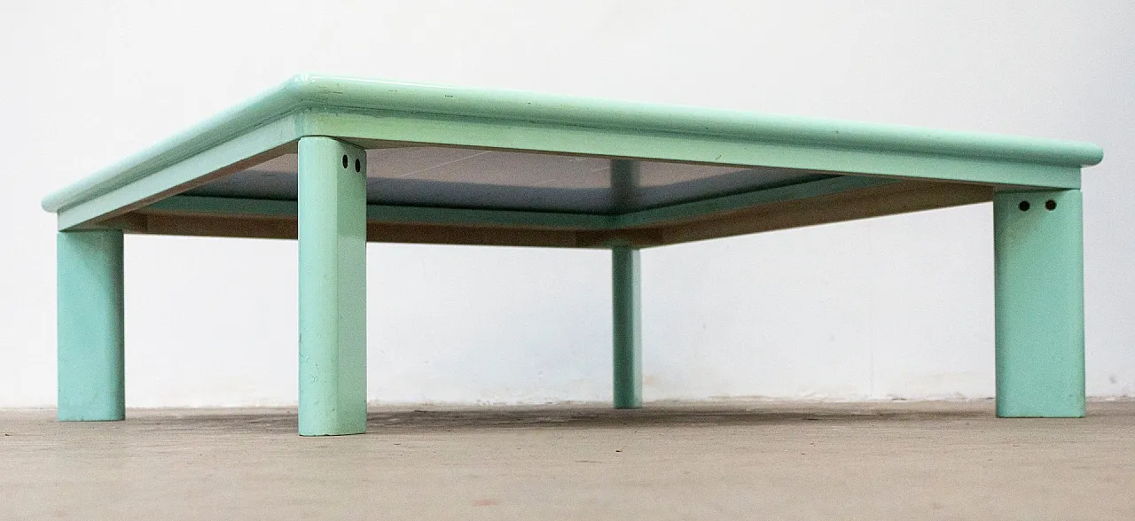 Square coffee table, 1980s 8