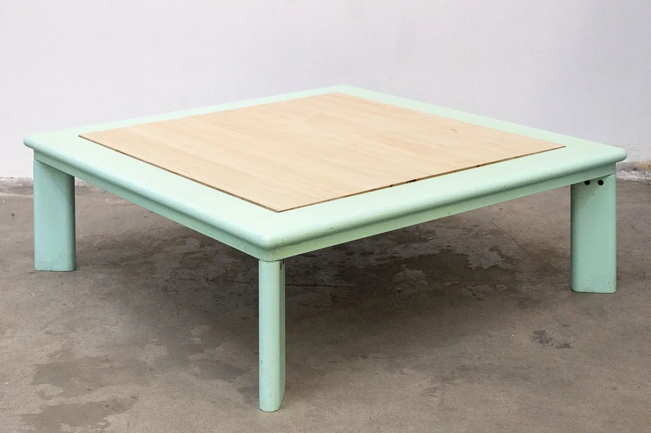 Square coffee table, 1980s 9