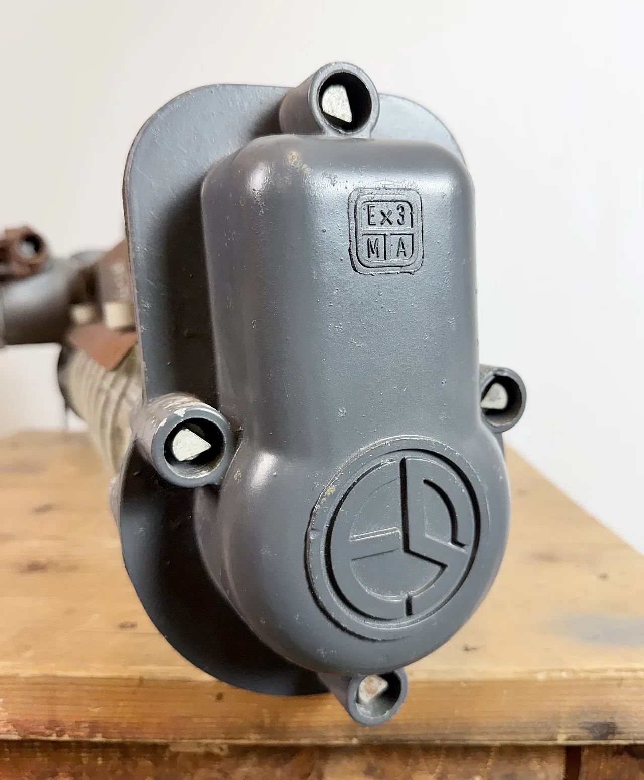 Grey Industrial Hanging Tube Light from Elektrosvit, 1970s 24