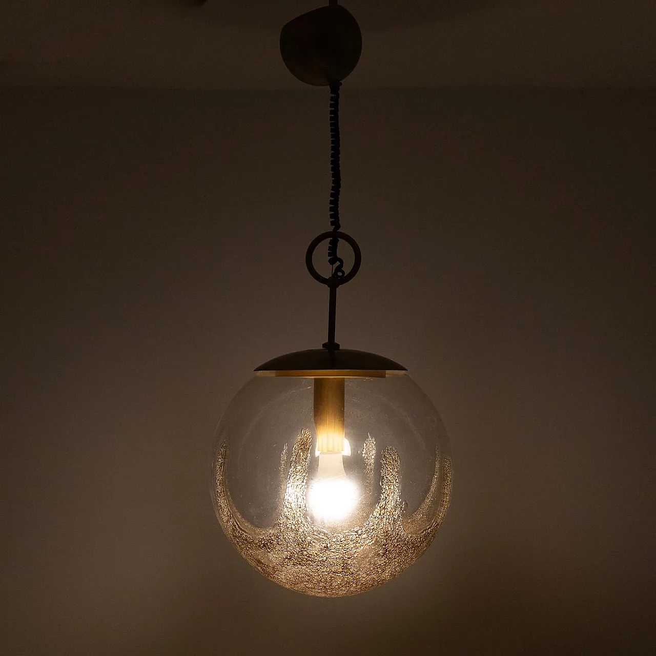 Lampada a sospensione grande di La Murrina, anni '70 6