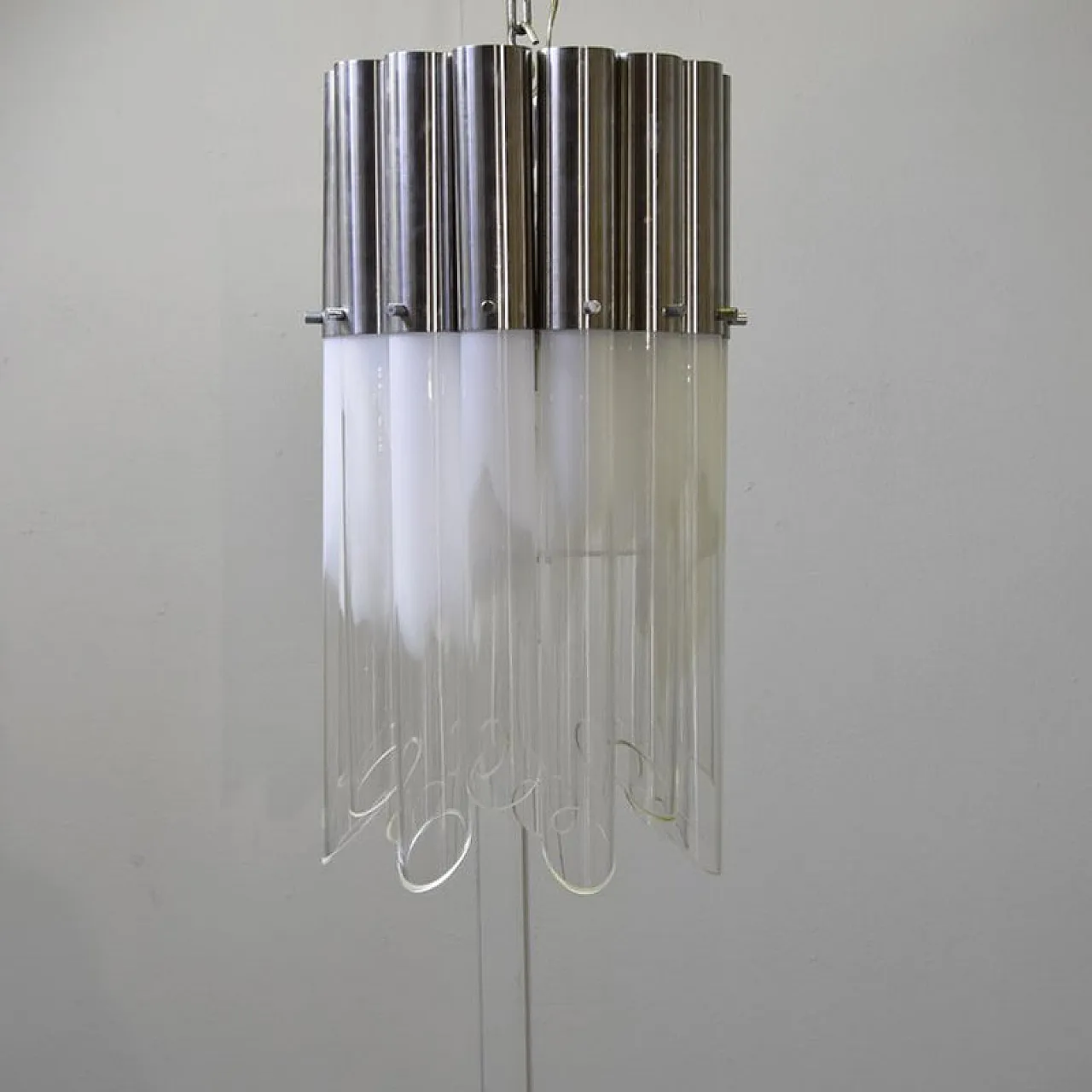 Space Age ceiling lamp from Goffredo Reggiani, 1970s 2