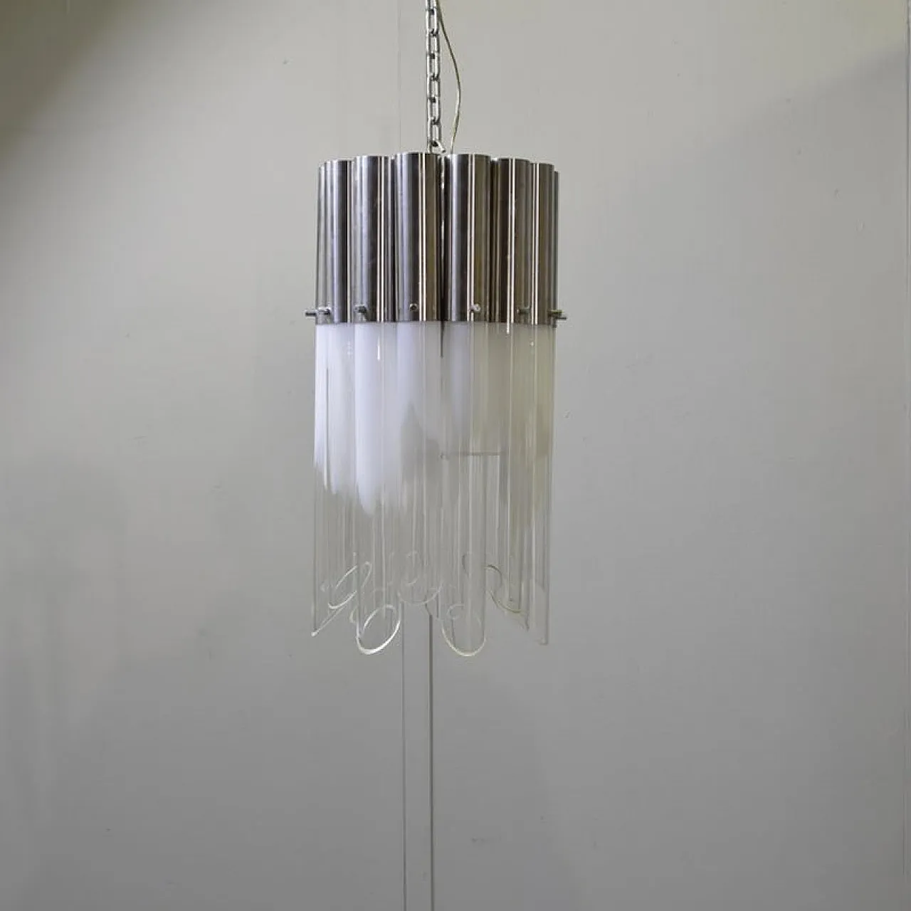 Space Age ceiling lamp from Goffredo Reggiani, 1970s 3