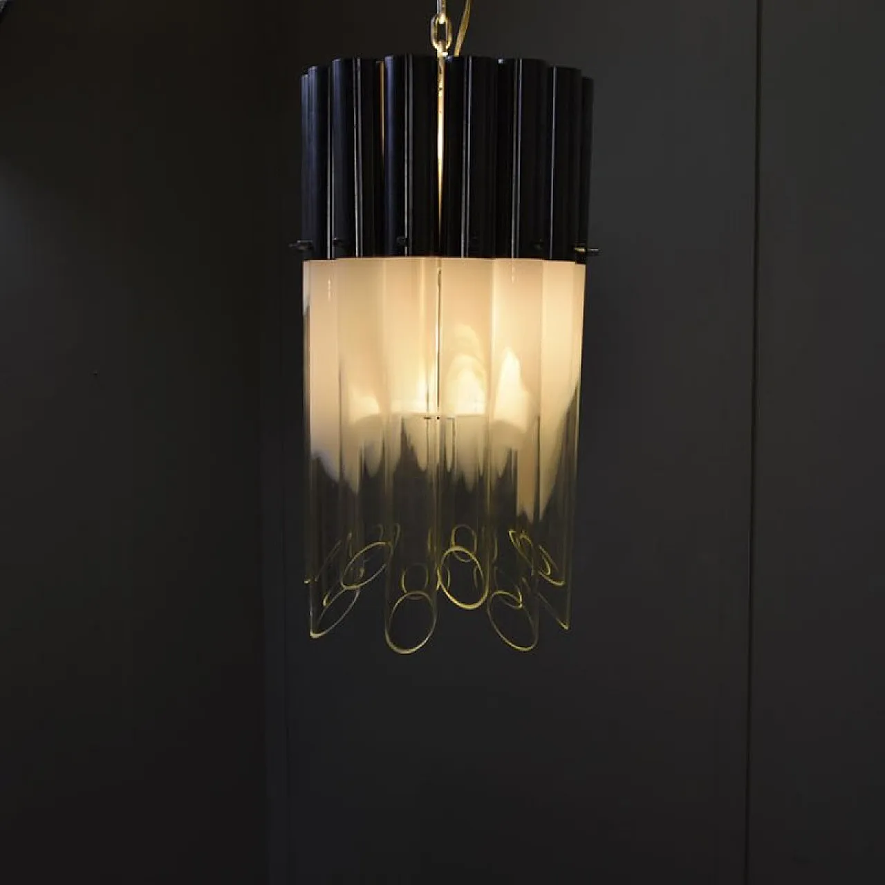 Space Age ceiling lamp from Goffredo Reggiani, 1970s 4