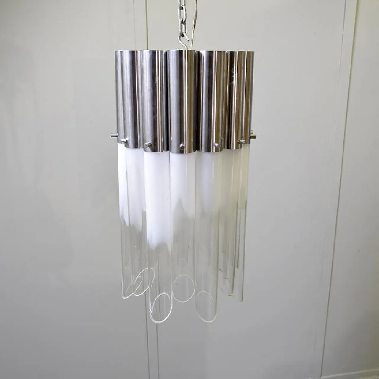 Space Age ceiling lamp from Goffredo Reggiani, 1970s 9