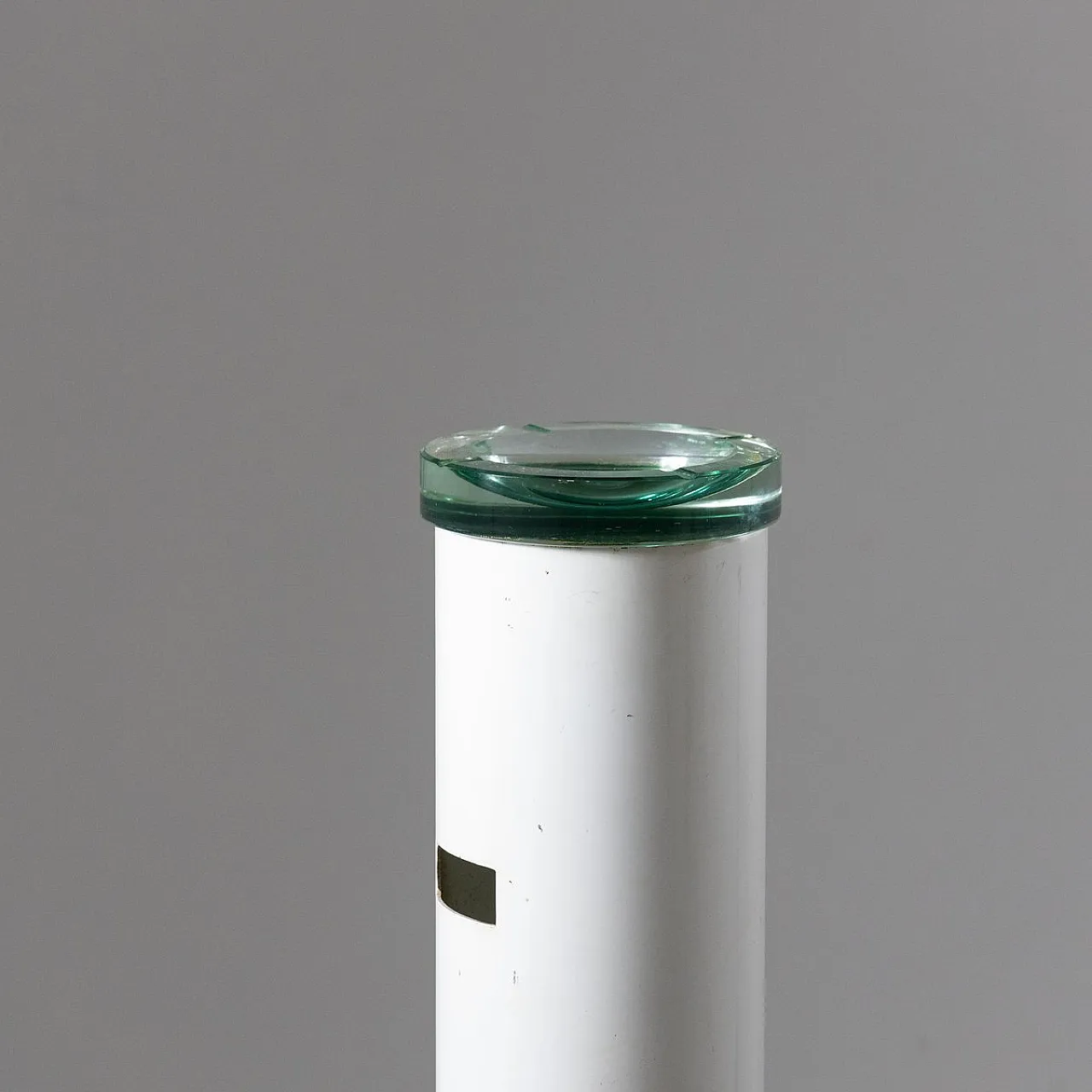 Luminous metal and glass ashtray, 1950s 7