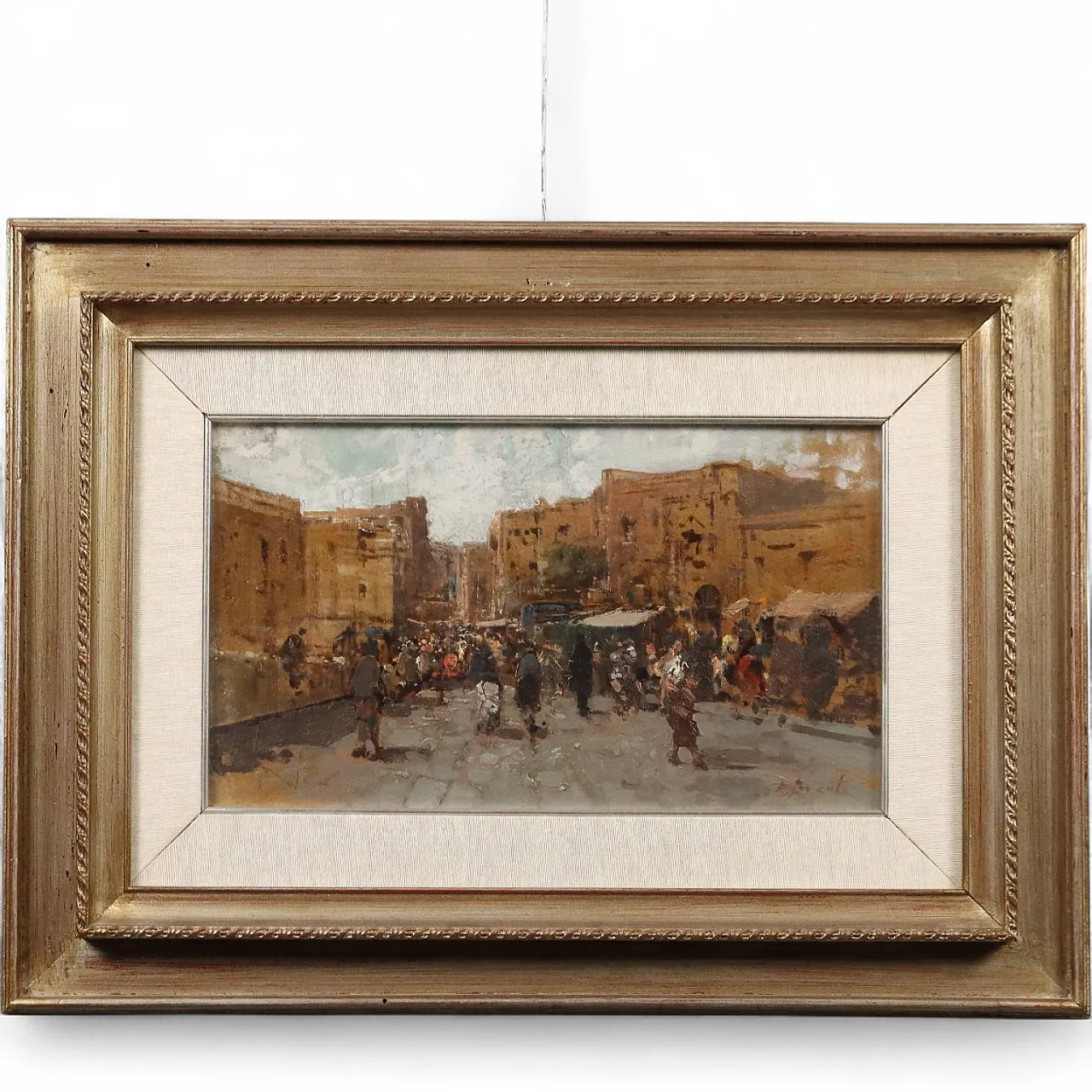 Dipinto di Ezelino Briante, olio su cartone, '900 11