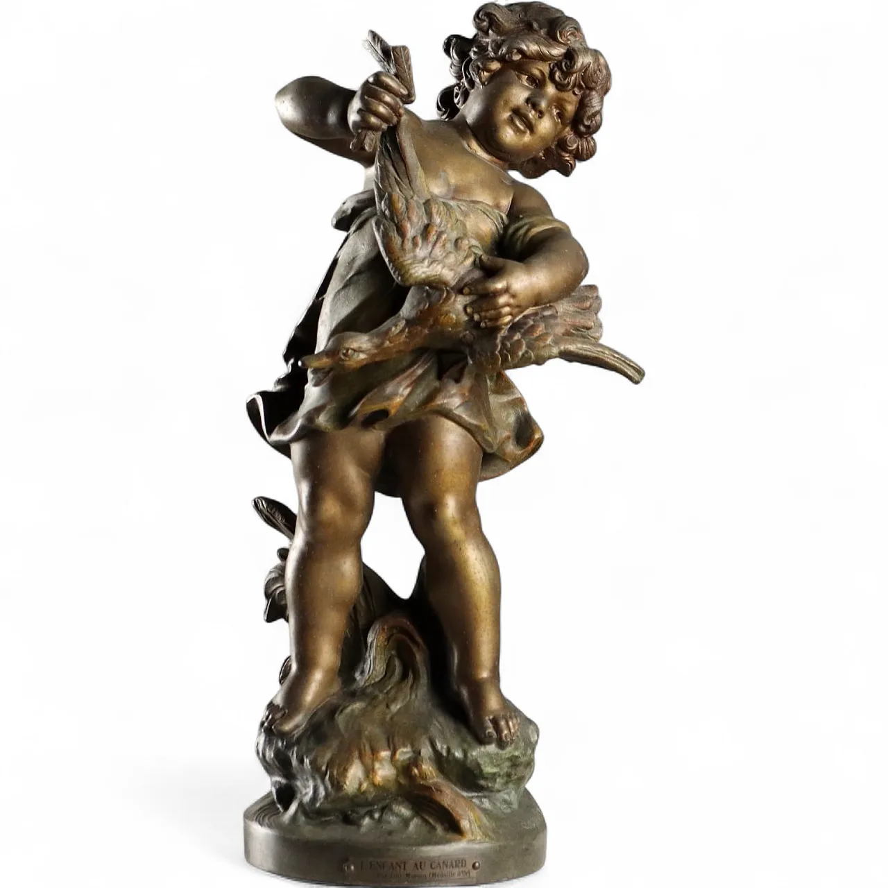 Scultura in antimonio Auguste Moreau, '900 11