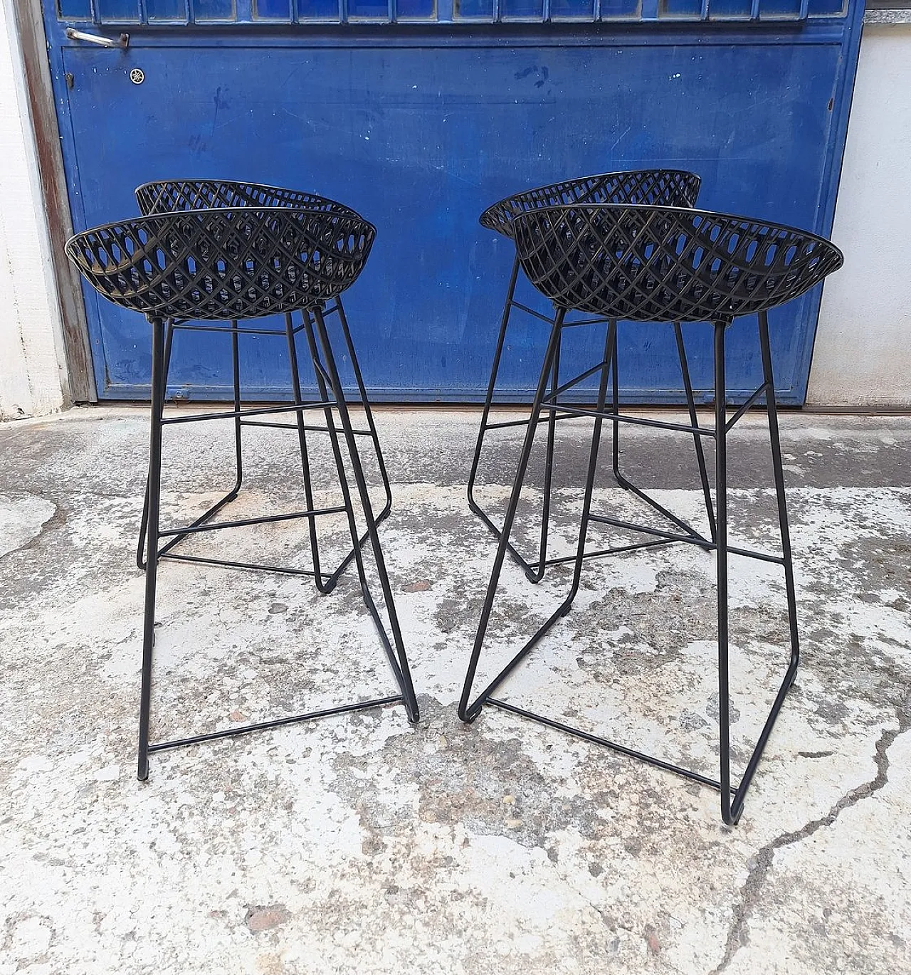 4 Sgabelli alti Smatrik di Tokujin Yoshioka per Kartell, anni 2000 4