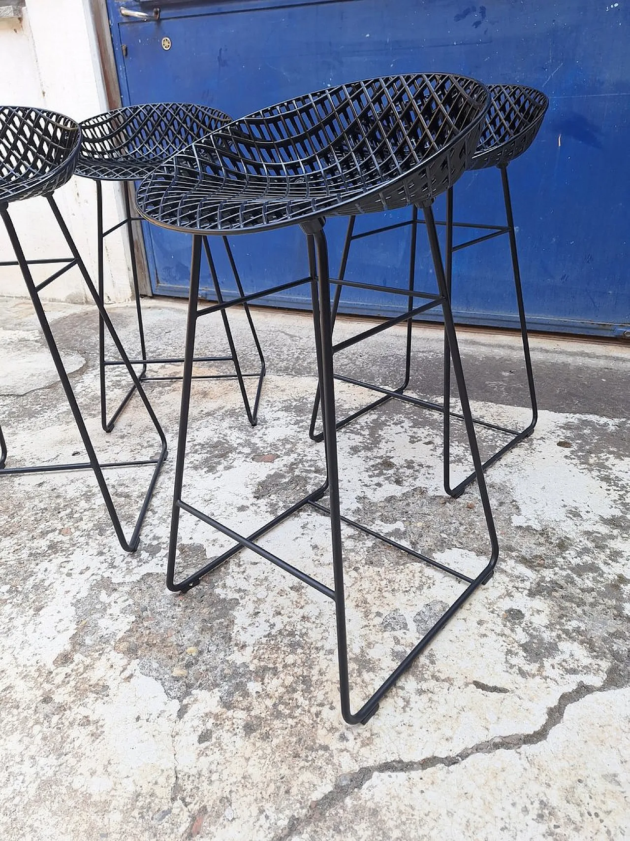 4 Sgabelli alti Smatrik di Tokujin Yoshioka per Kartell, anni 2000 8
