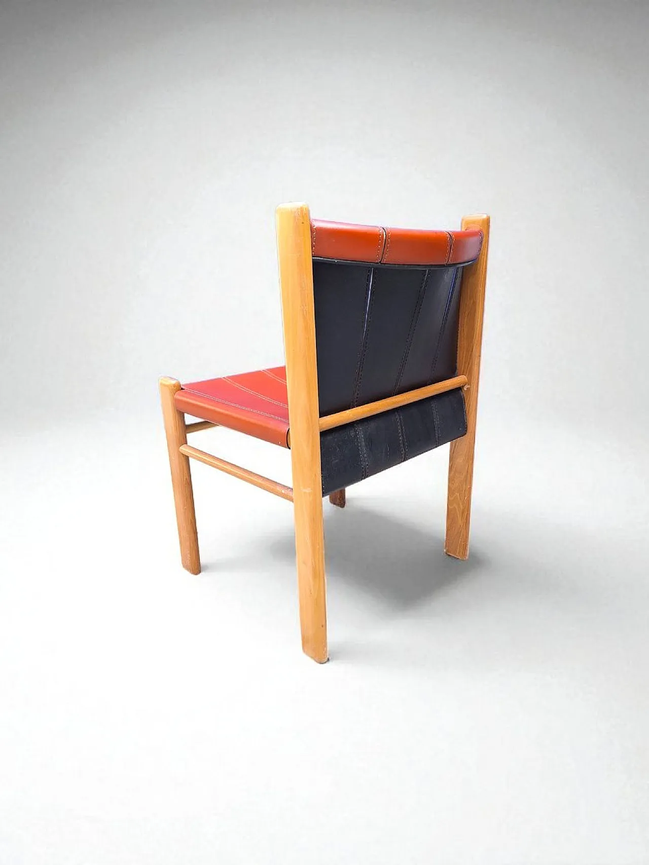 3 Model 830 dining chairs by Gianfranco Frattini for Bernini, 1980s 6