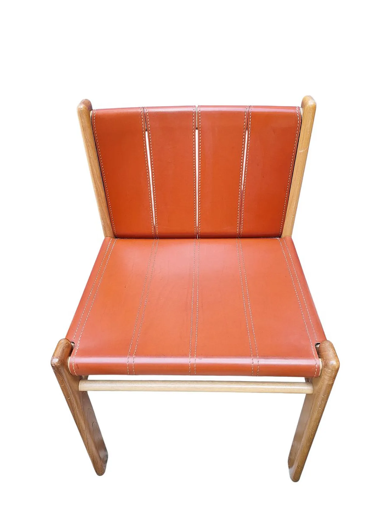 3 Model 830 dining chairs by Gianfranco Frattini for Bernini, 1980s 7