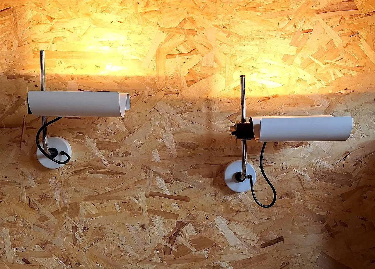 Pair of DIM lamps by Vico Magistretti for Oluce, 1970s 8