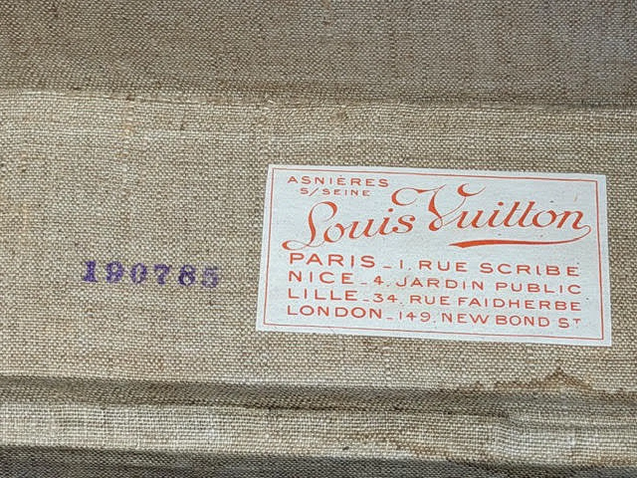 Louis Vuitton travel trunk, early 20th century 4