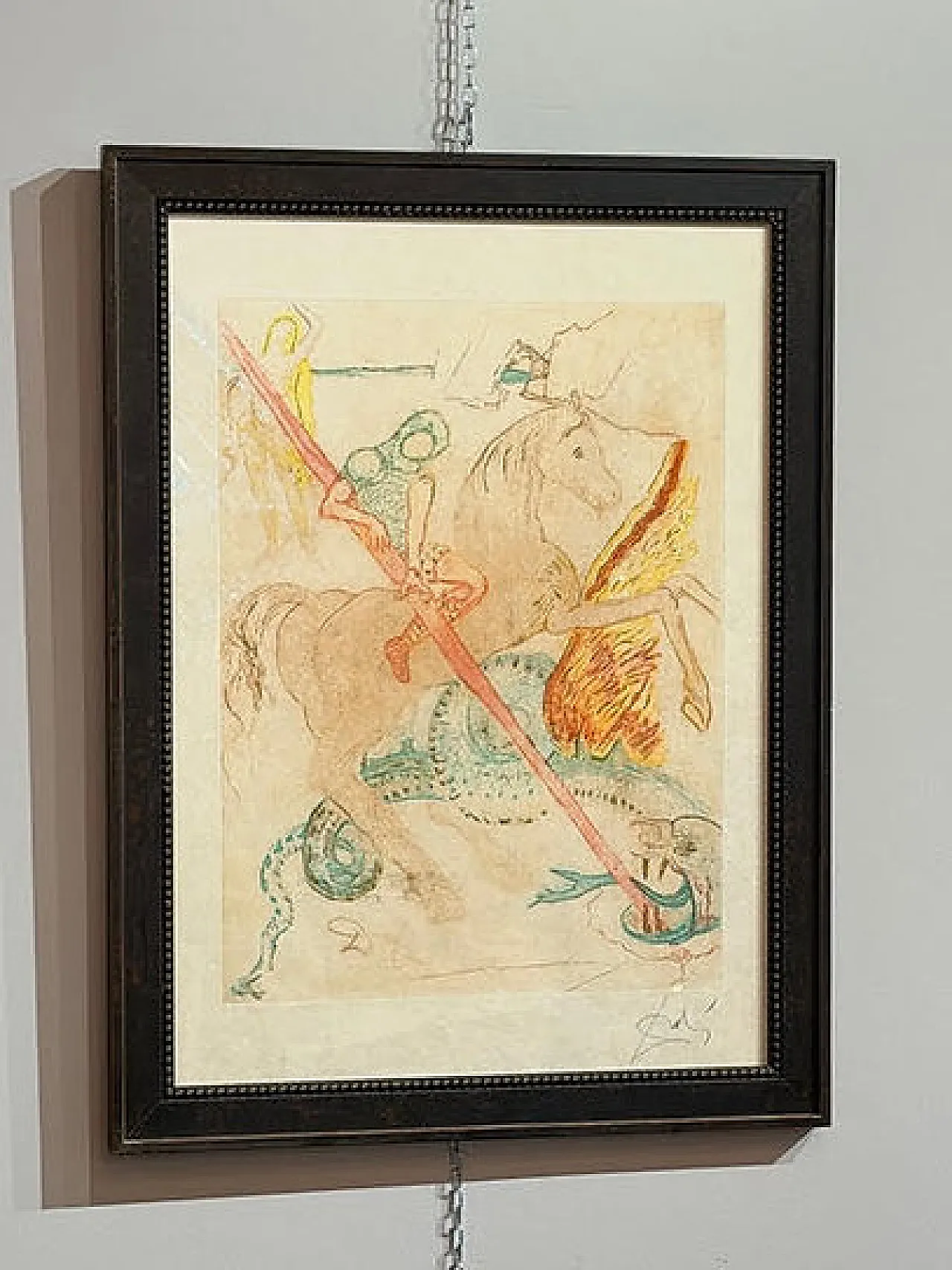 Salvador Dalí, Saint George and the Dragon, etching, 20th century 3