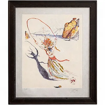 Salvador Dalí, Passaggio trascendentale, acquaforte, '900